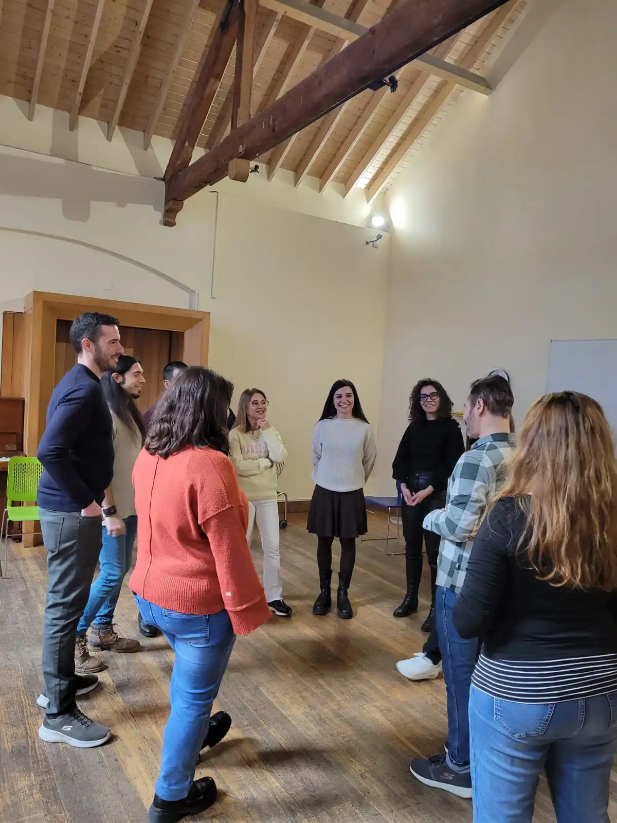 ESCAPERS partners participating in icebreaking facilitator activities