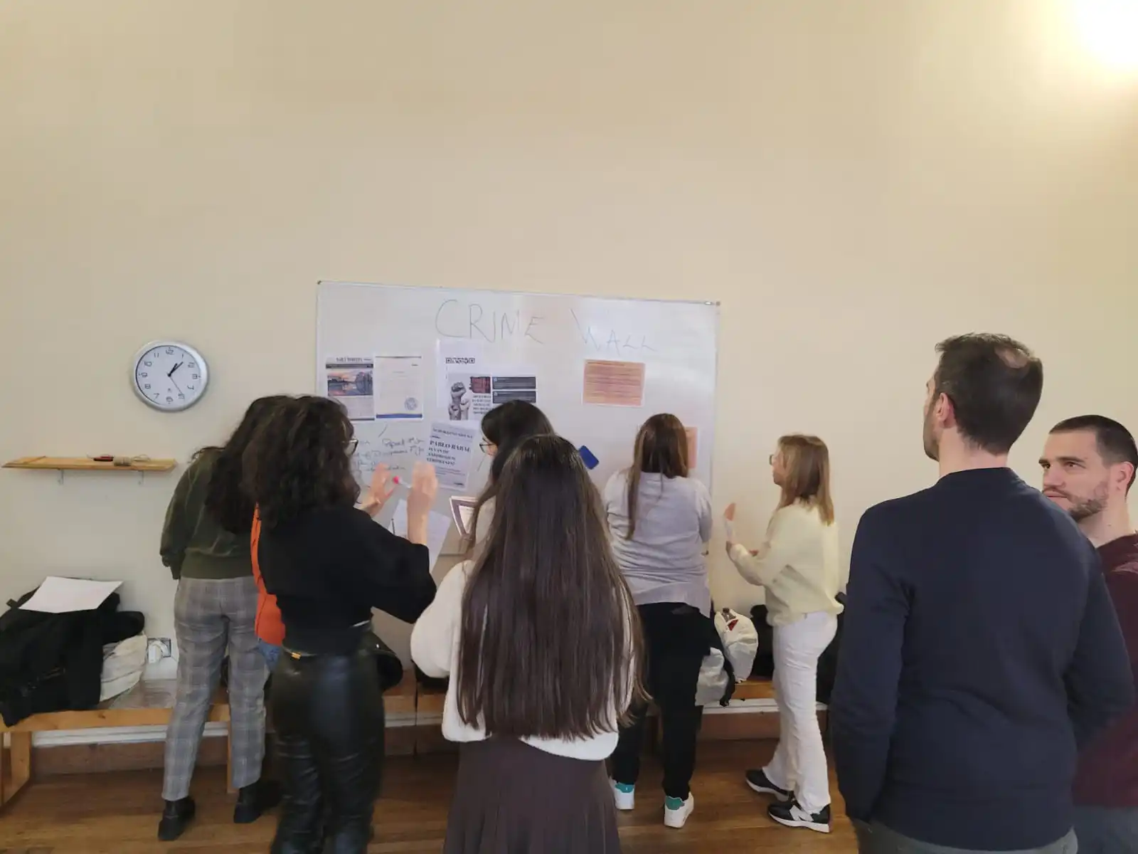 ESCAPERS partners trying to solve riddles during a playtesting session