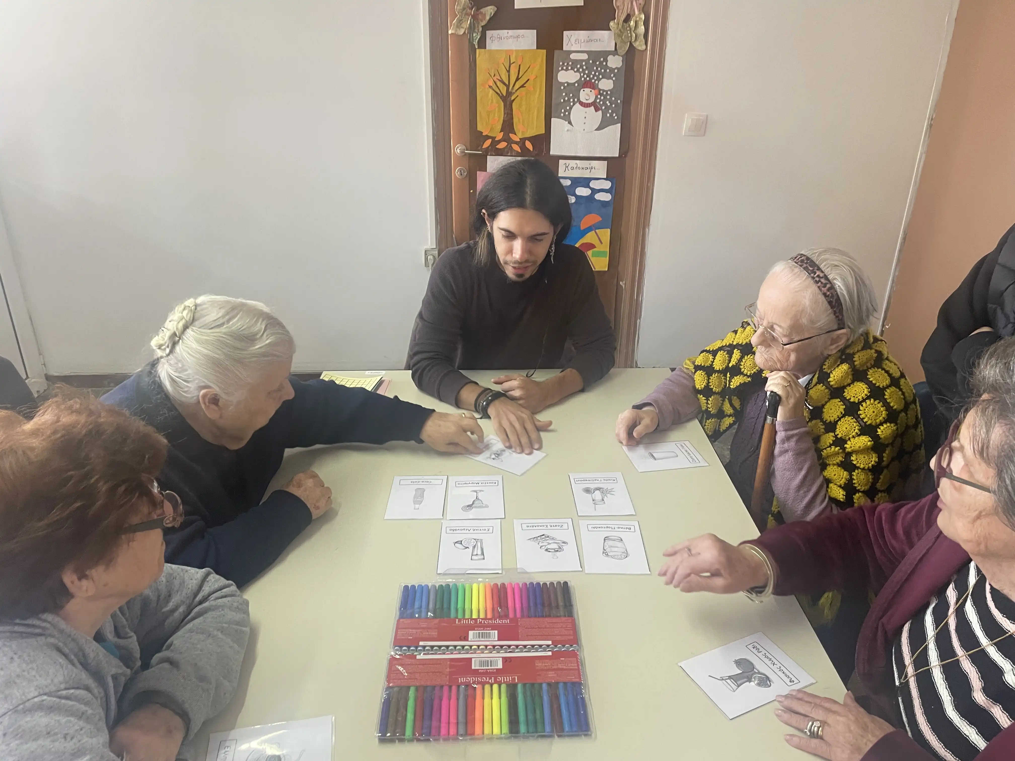 ESCAPERS gathering memories from the seniors