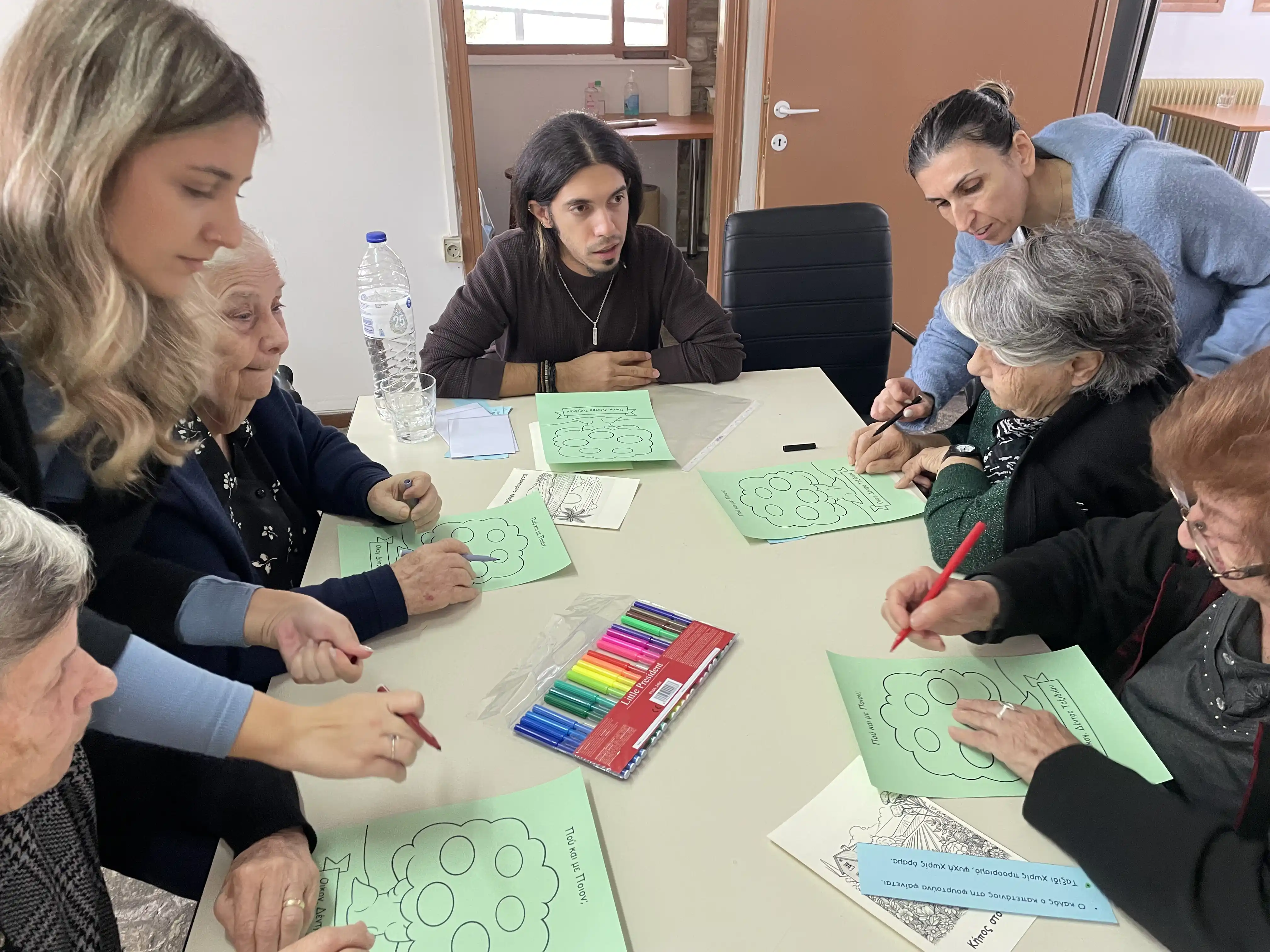 ESCAPERS memory extraction activities with the seniors