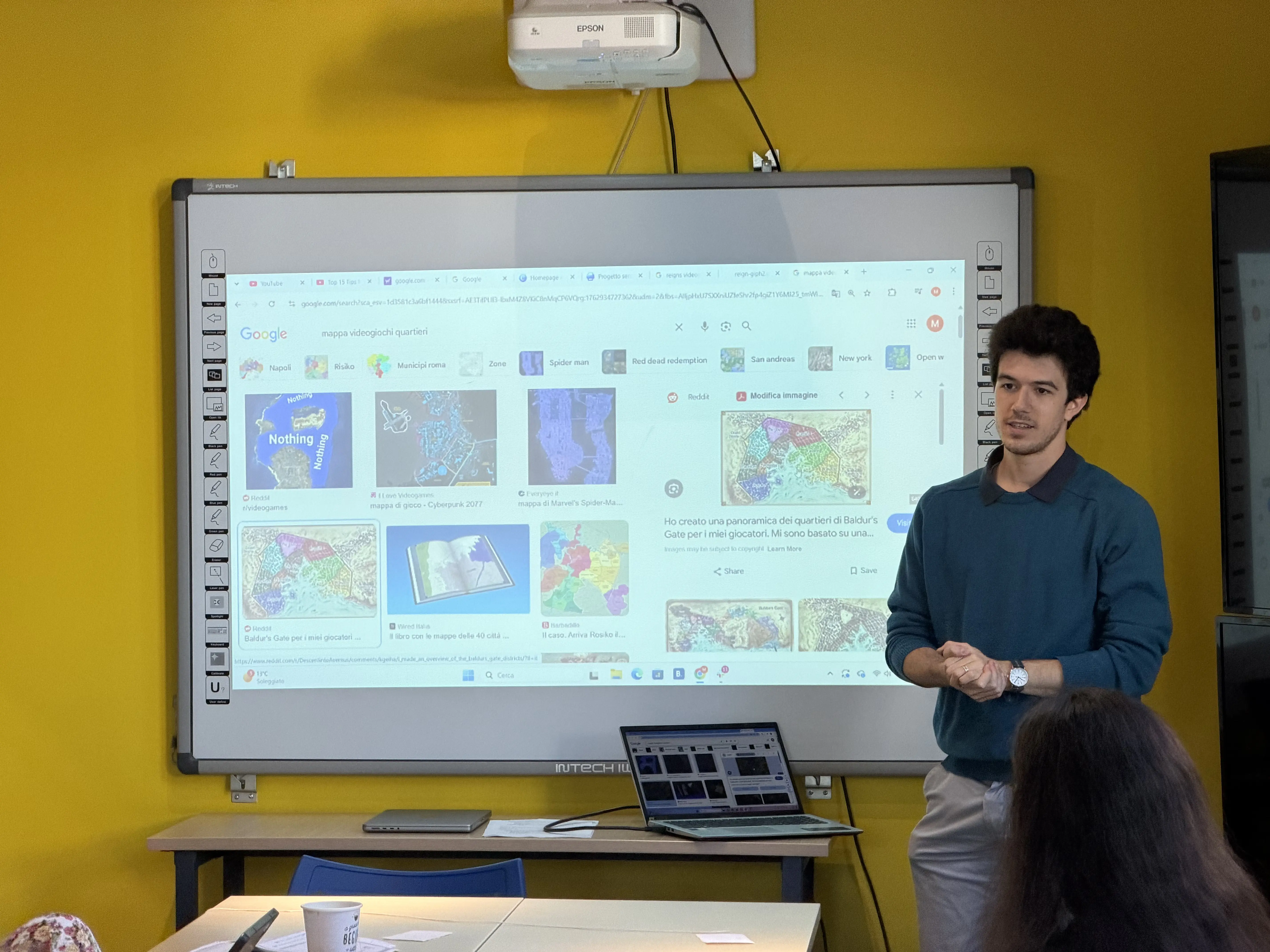 UpGameIn partner presenting during the LTTA