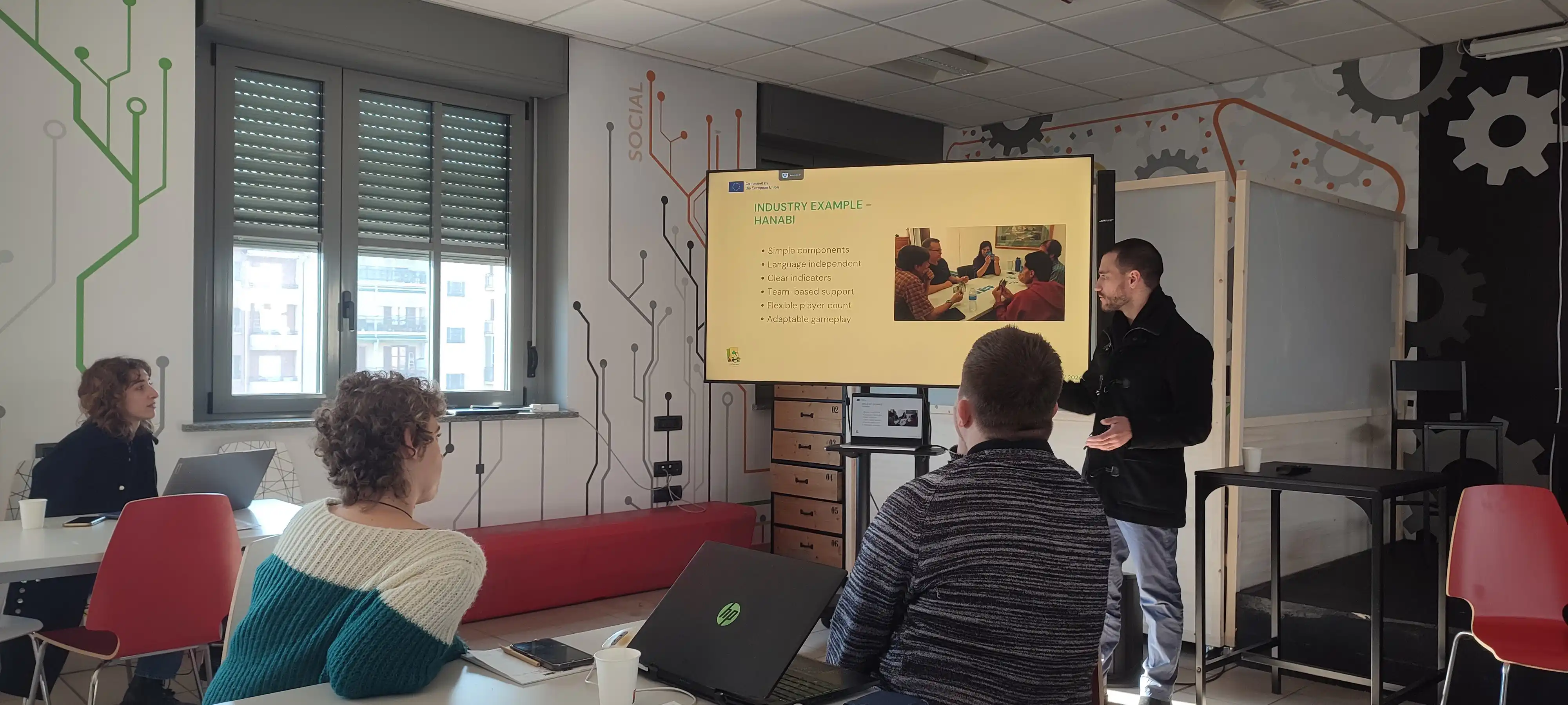 Odd Statue Social presenting best practices on accessibility