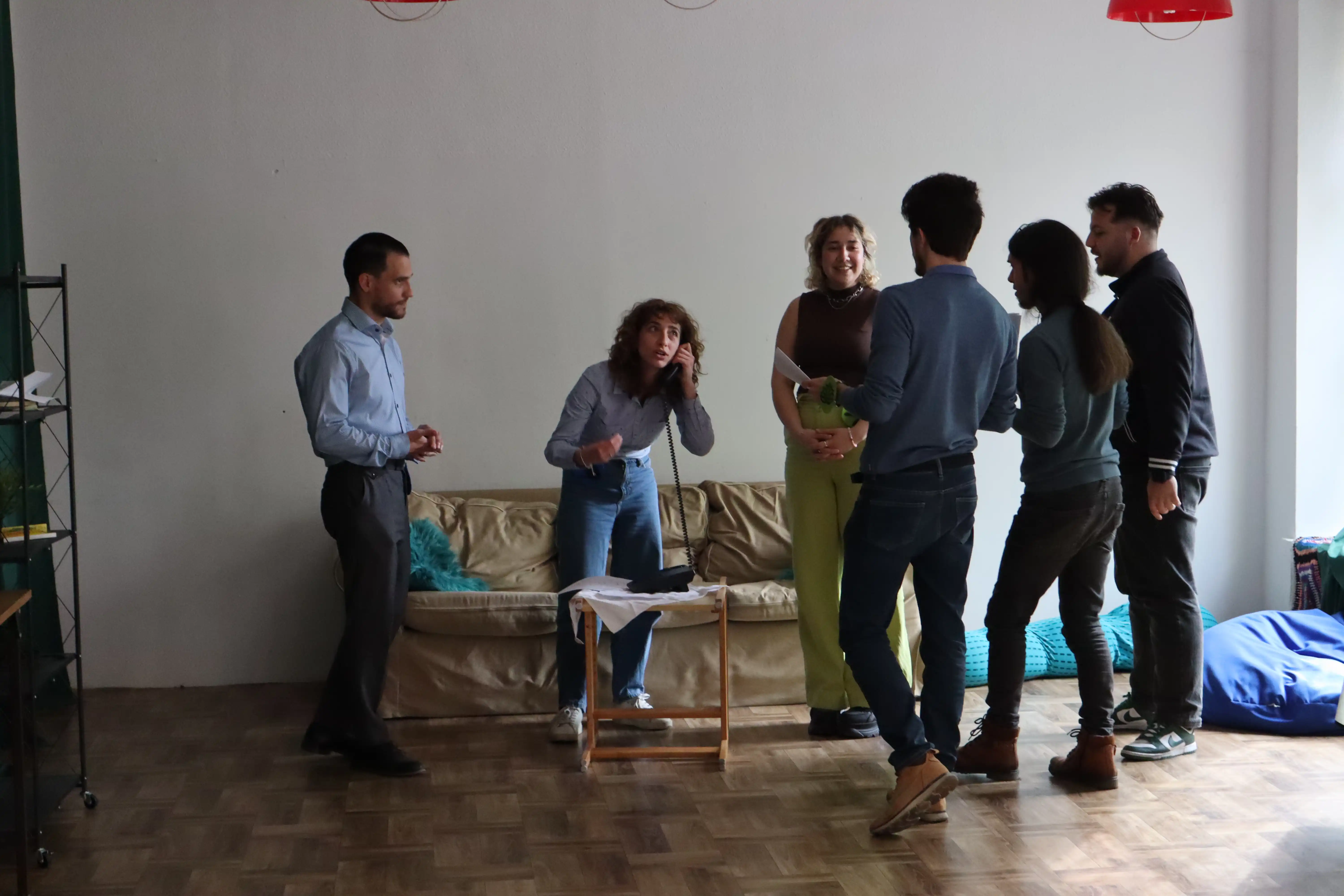 UpGameln partners participating in a LARP game